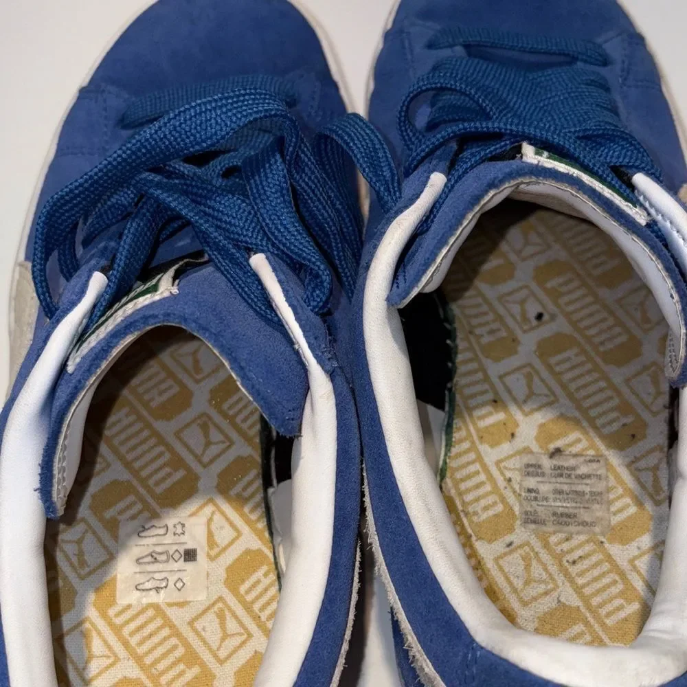 Puma Blue Suede Athletic Shoes